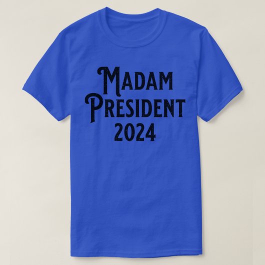 Mevrouw 2024 Zwart T-shirt (Design voorkant)