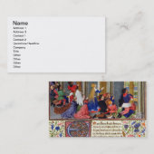 Mevrouw 2617 Arcitas bidt tot Mars, Palemon bidt h Visitekaartje (Voorkant / Achterkant)