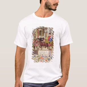 Mevrouw 2617 Theseus geeft een triomfantelijke ver T-shirt