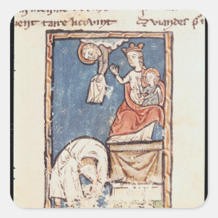 Mevrouw 3516 f.127 The Juggler of Notre Dame Vierkante Sticker