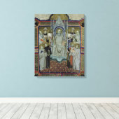 Mevrouw 501 St. Benedict (vellum) Canvas Afdruk (Insitu (Houten vloer))