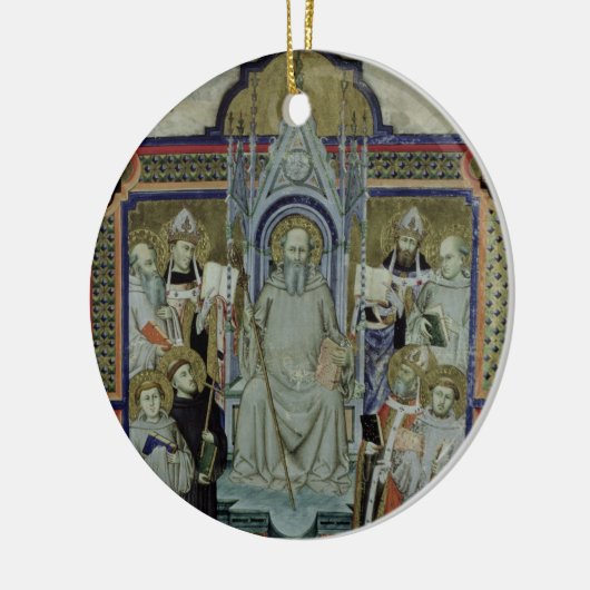 Mevrouw 501 St. Benedict (vellum) Keramisch Ornament (Links)
