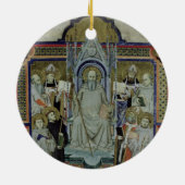 Mevrouw 501 St. Benedict (vellum) Keramisch Ornament (Achterkant)