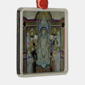 Mevrouw 501 St. Benedict (vellum) Metalen Ornament (Rechts)