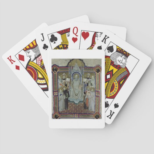 Mevrouw 501 St. Benedict (vellum) Pokerkaarten (Achterkant)