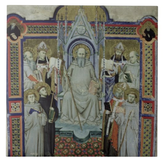 Mevrouw 501 St. Benedict (vellum) Tegeltje (Voorkant)
