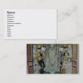 Mevrouw 501 St. Benedict (vellum) Visitekaartje (Voorkant / Achterkant)