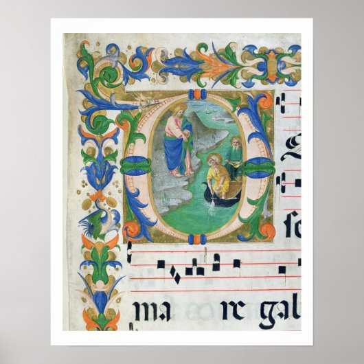 Mevrouw 515 f.1r The Miraculous Draft of Fishes, v Poster (Voorkant)