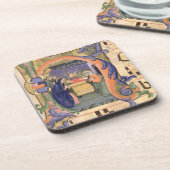 Mevrouw 571 f.6r Geschiedeniseerd initiaal "H" waa Bier Onderzetter (Linkerzijde)