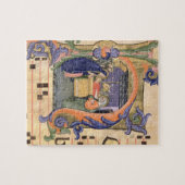 Mevrouw 571 f.6r Geschiedeniseerd initiaal "H" waa Legpuzzel (Horizontaal)