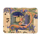 Mevrouw 571 f.6r Geschiedeniseerd initiaal "H" waa Magneet (Horizontaal)