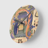 Mevrouw 571 f.6r Geschiedeniseerd initiaal "H" waa Ronde Klok (Hoek)