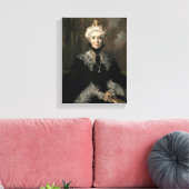 Mevrouw Adeline M. Noble Canvas Afdruk (Insitu (Woonkamer))