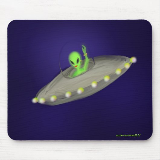 Mevrouw Alien mousepad Muismat (Voorkant)