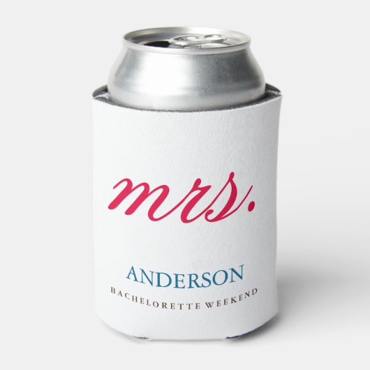 Mevrouw Bachelorette Blikjeskoeler (Blikje Voorkant)
