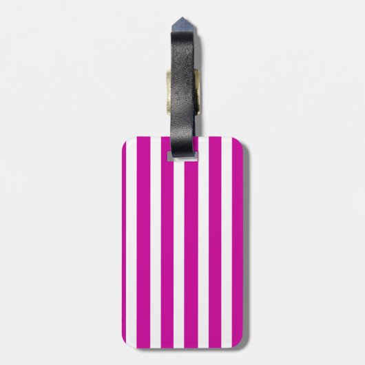 Mevrouw Bagagelabel (Achterkant verticaal)