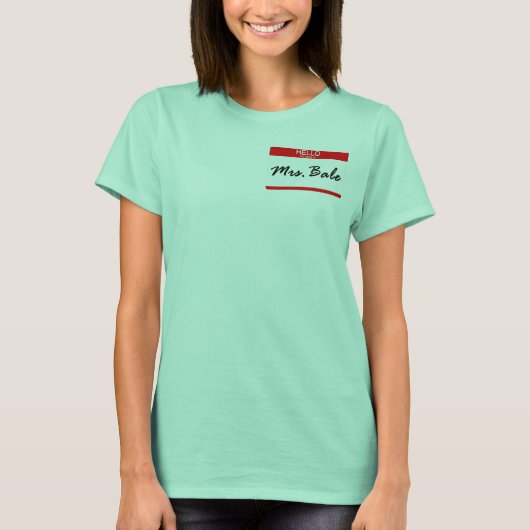 Mevrouw Bale T-shirt (Voorkant)