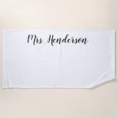  mevrouw Beach Towel Strandlaken (Voorkant)