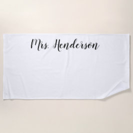  mevrouw Beach Towel Strandlaken