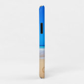 Mevrouw Beach Wedding Hearts in Zand Family Monogr Case-Mate iPhone Case (Achterkant/rechts)