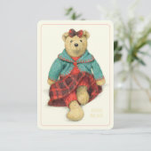 Mevrouw Beer 3.5x5 Plat Kaart II (Staand voorkant)