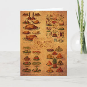 Mevrouw Beeton's kerstfeest Feestdagen Kaart