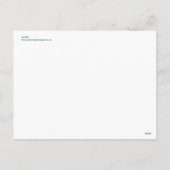 Mevrouw Beeton's kerstfeest Feestdagenkaart (Achterkant)