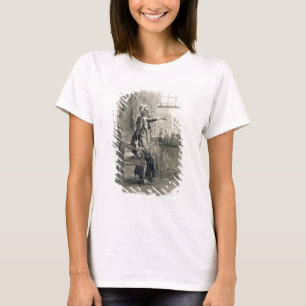 Mevrouw Betsy Trotwood, van 'Charles Dickens: A Go T-shirt