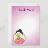 Mevrouw Birdy Bedankkaart (Voorkant)