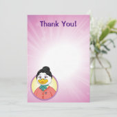 Mevrouw Birdy Bedankkaart (Staand voorkant)