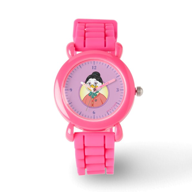 Mevrouw Birdy Horloge (Voorkant)