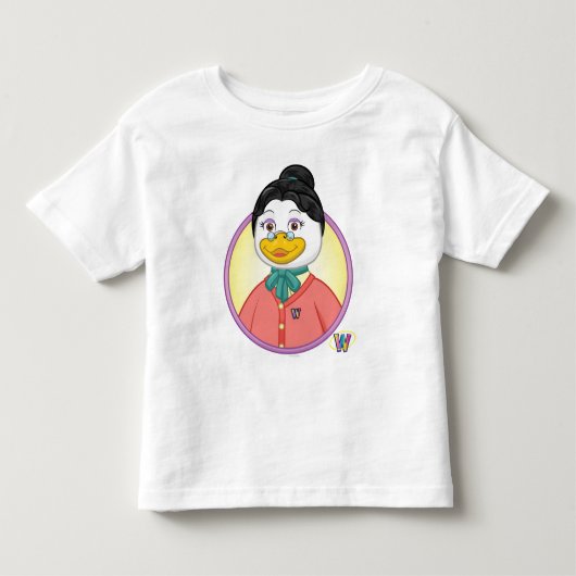 Mevrouw Birdy Kinder Shirts (Voorkant)