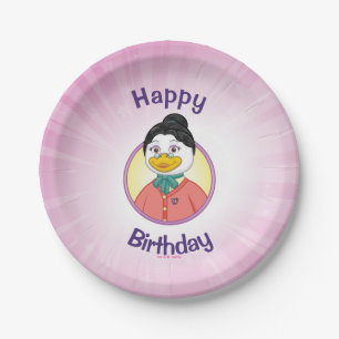 Mevrouw Birdy Papieren Bordje