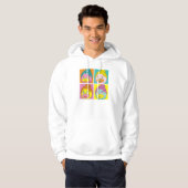 Mevrouw Birdy Pop Art Hoodie (Voorkant volledig)