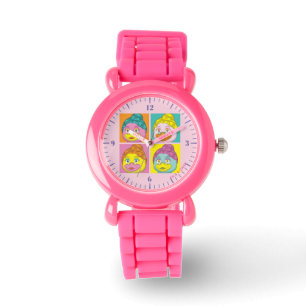 Mevrouw Birdy Pop Art Horloge