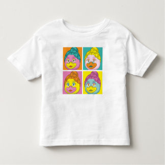 Mevrouw Birdy Pop Art Kinder Shirts