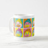Mevrouw Birdy Pop Art Koffiemok (Voorkant links)