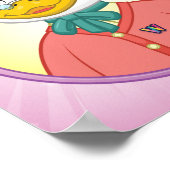 Mevrouw Birdy Poster (Hoek)