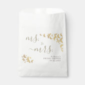 Mevrouw Boho Gold Butterfly Classy Vrijgezellenfee Bedankzakje (Voorkant)