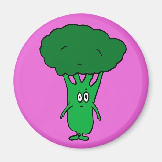 Mevrouw Broccoli Magneet (Voorkant)