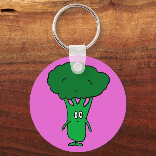 Mevrouw Broccoli Sleutelhanger (Voorkant)