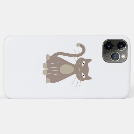 Mevrouw Brown Cat Case-Mate iPhone Case (Achterkant (horizontaal))