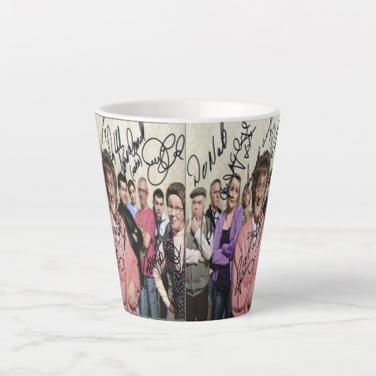 Mevrouw Browns Boys heeft getekend Latte Mok (Voorkant)