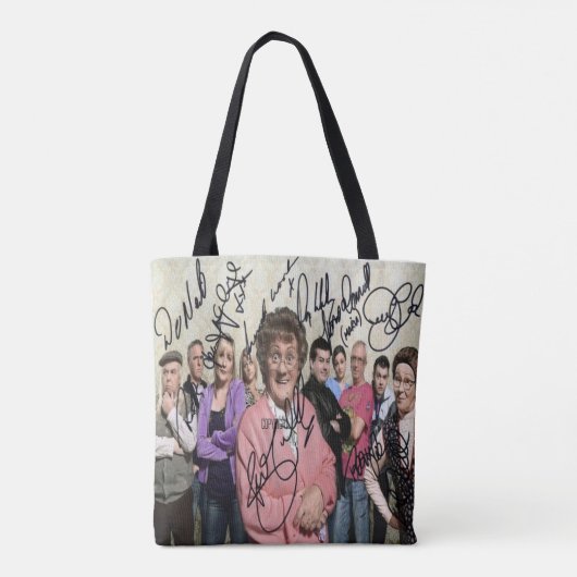 Mevrouw Browns Boys heeft getekend Tote Bag (Achterkant)