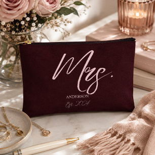 Mevrouw Bruid Elegant Nieuwgetrouwd Persoonlijk Etui