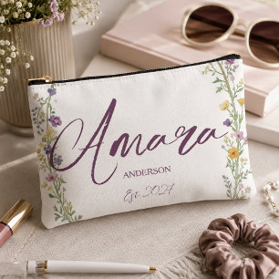 Mevrouw Bruid Elegant Nieuwgetrouwd Persoonlijk Etui