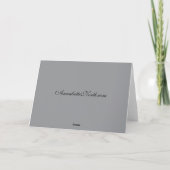 Mevrouw Bunny serveert kerstgebak Kaart (Achterkant)