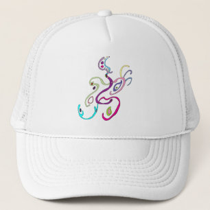 Mevrouw Butterfly, grafische illustratie Trucker Pet