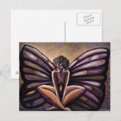 Mevrouw Butterfly III Briefkaart (Voorkant / Achterkant)