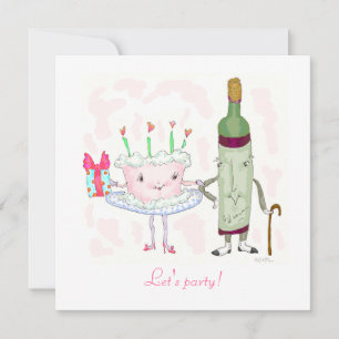 mevrouw cake en de heer bubbly gaan uit kaart